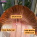 Stema #4/350 Ginger Brown Highlight 13x4 Transparent Lace Frontal Human Hair Wig